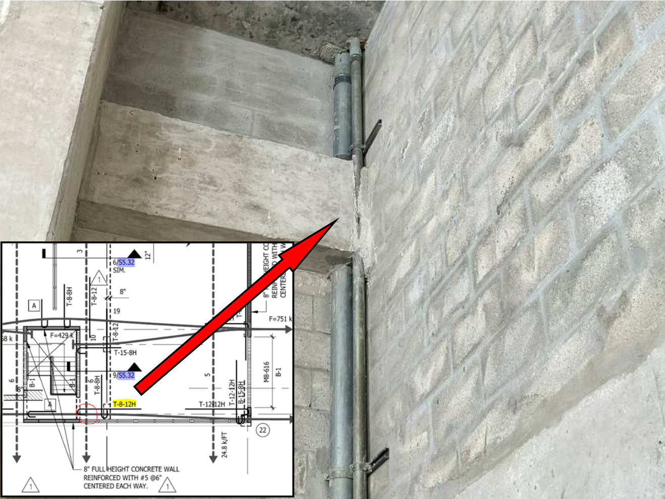 Conduit passing though structural beam