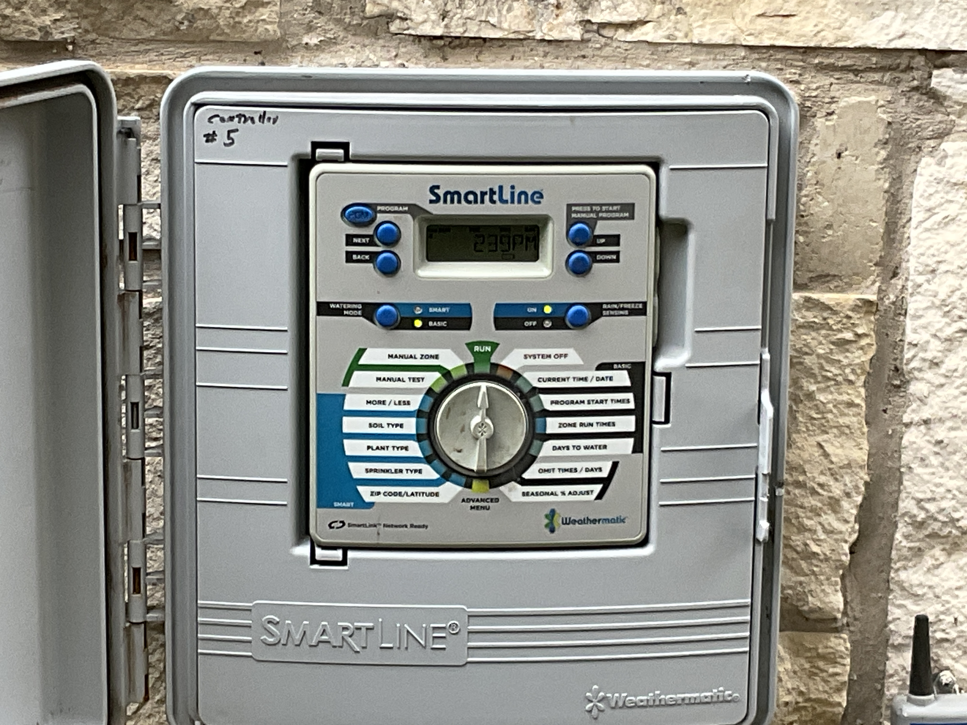 Required sensors not installed on irrigation unit
